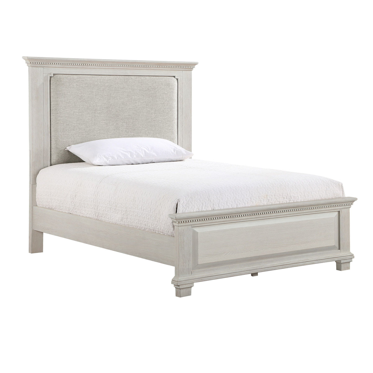 Silver Sands - 4/6 Full Panel Headboard - Gray