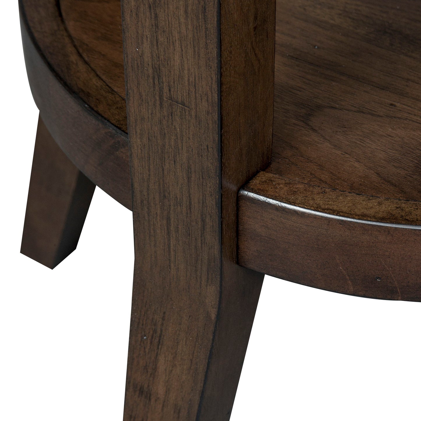 Ventura Blvd - Round End Table - Bronze Spice