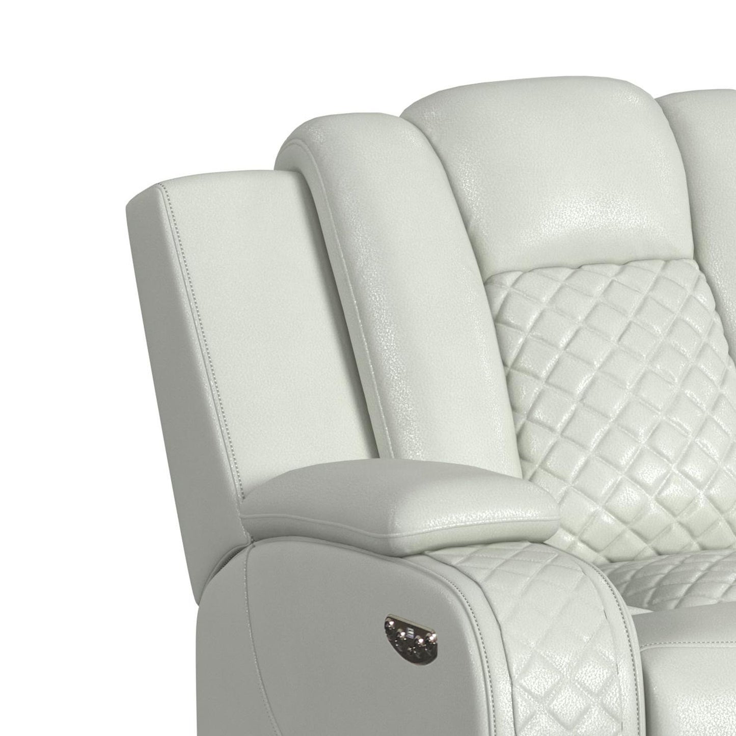Carlo - Power Motion Loveseat With Power Headrest, Console And LED