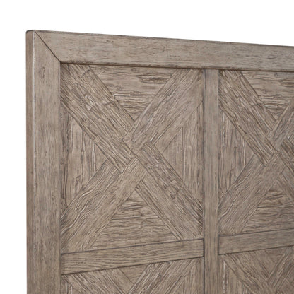 Skyview Lodge - King Panel Headboard - Cobblestone