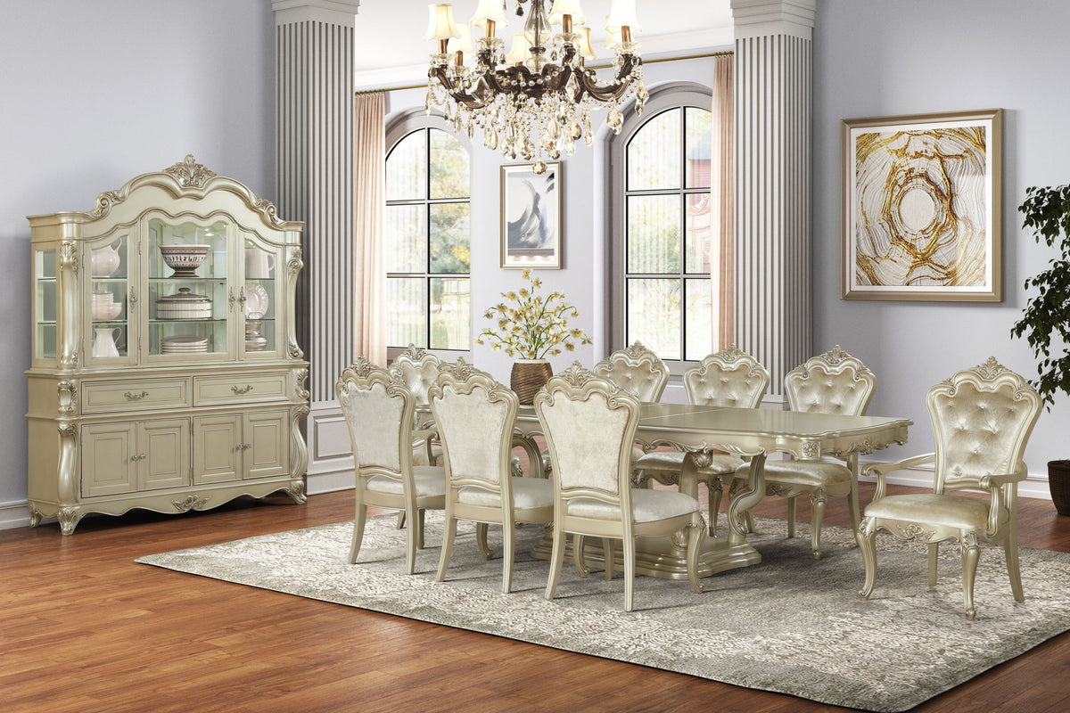 Monique - Dining Table Base - Champagne