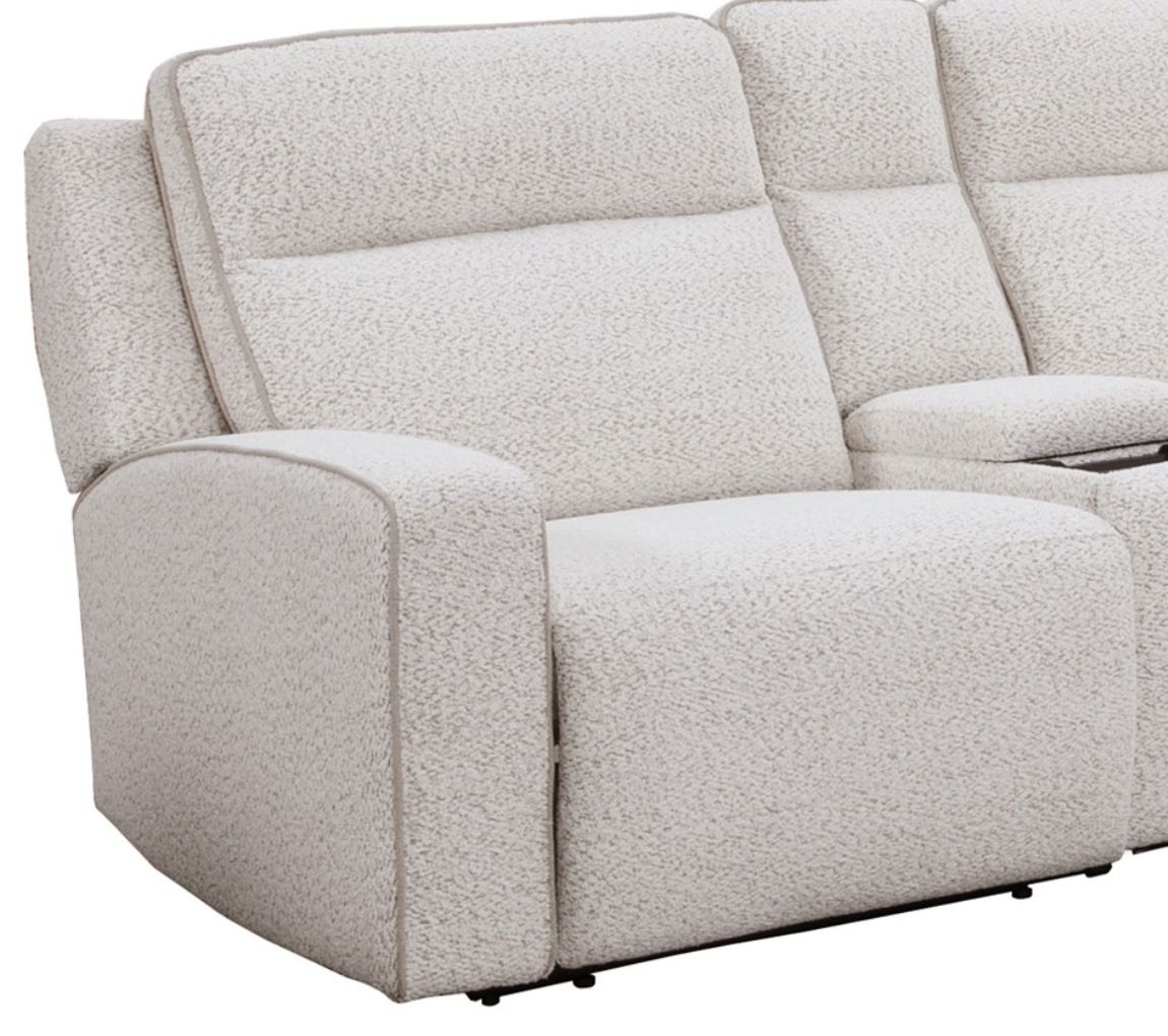 Lancaster - Power Left Arm Facing Zero Gravity Recliner P2 - Fluffy River Rock
