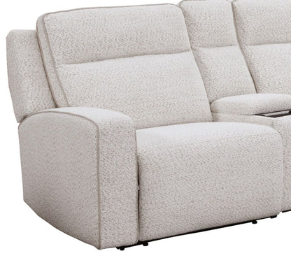 Lancaster - Power Left Arm Facing Zero Gravity Recliner P2 - Fluffy River Rock