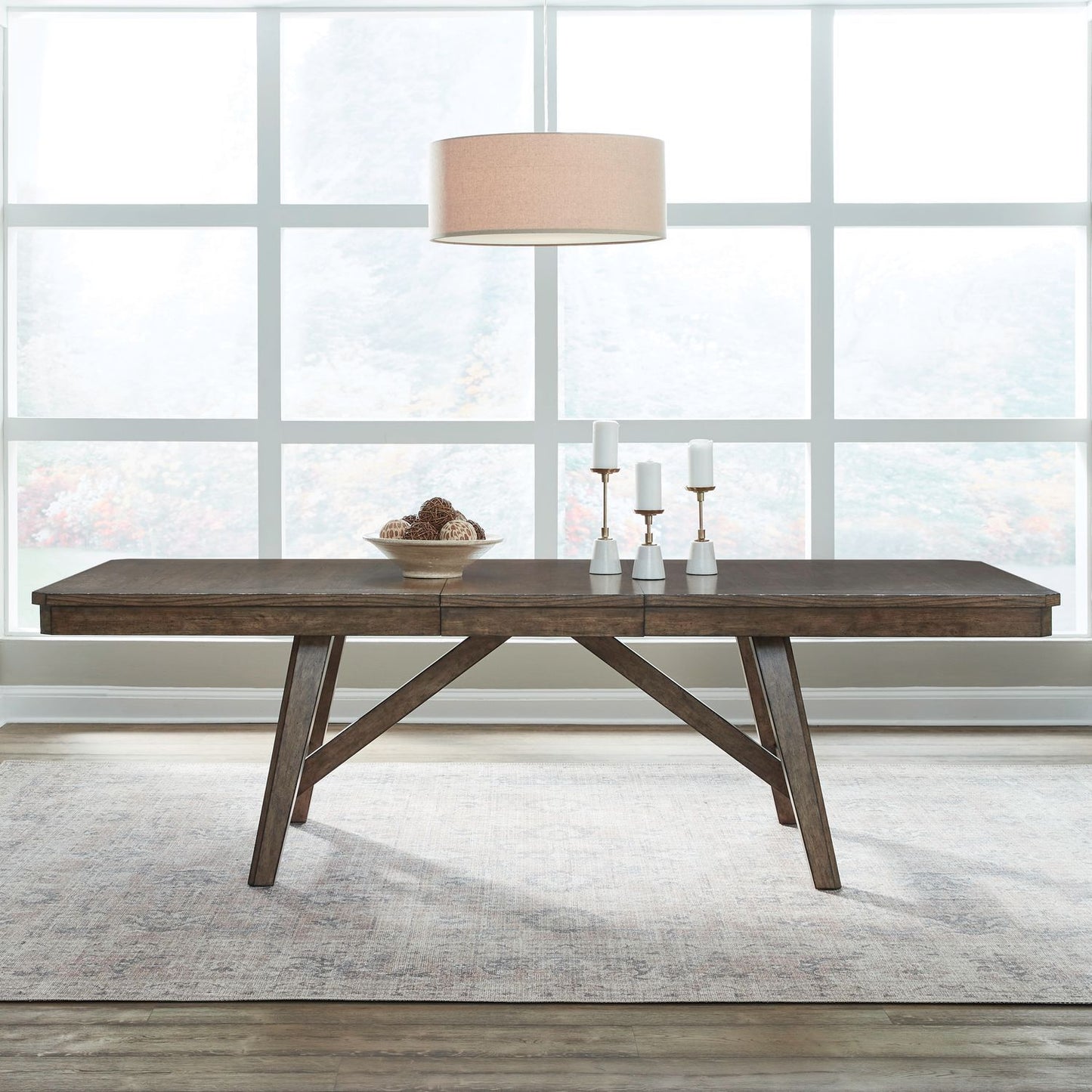 Carolina Park - Trestle Table Base - Amber Brown