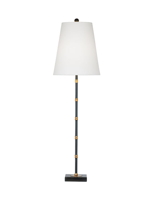Alamance - Table Lamp - Black / White