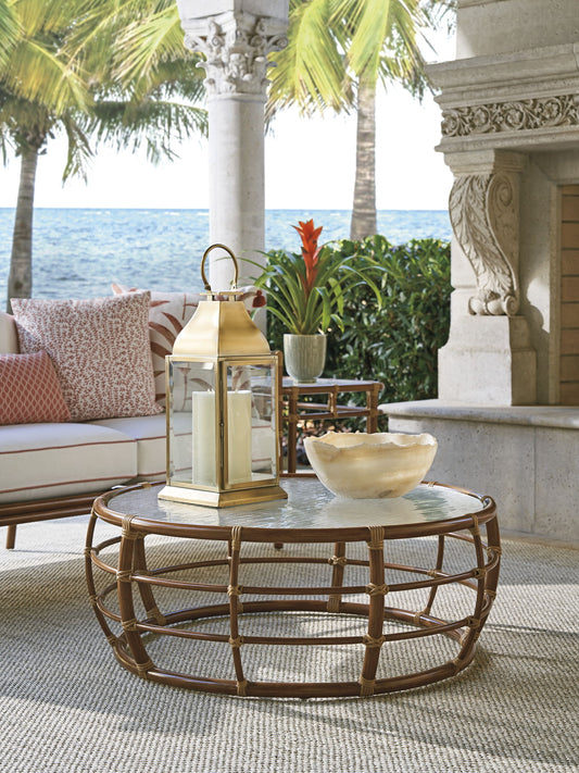 Sandpiper Bay - Round Cocktail Table - Dark Brown