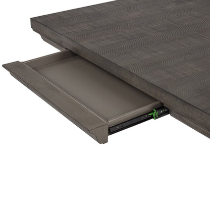 Augusta - Rectangle Dining Table - Rustic Brown