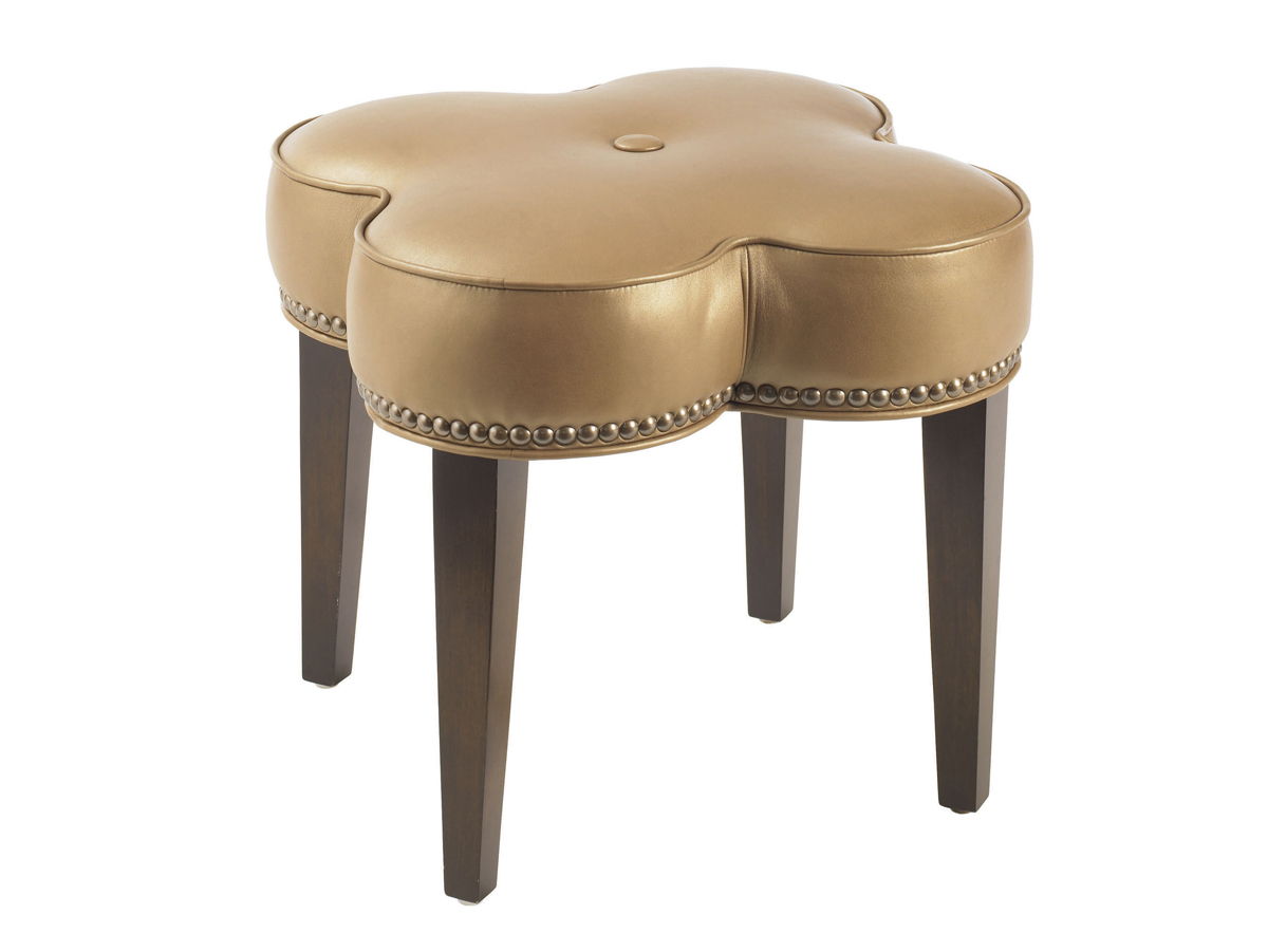 Lexington Leather - Pampelonne Leather Ottoman - Light Brown