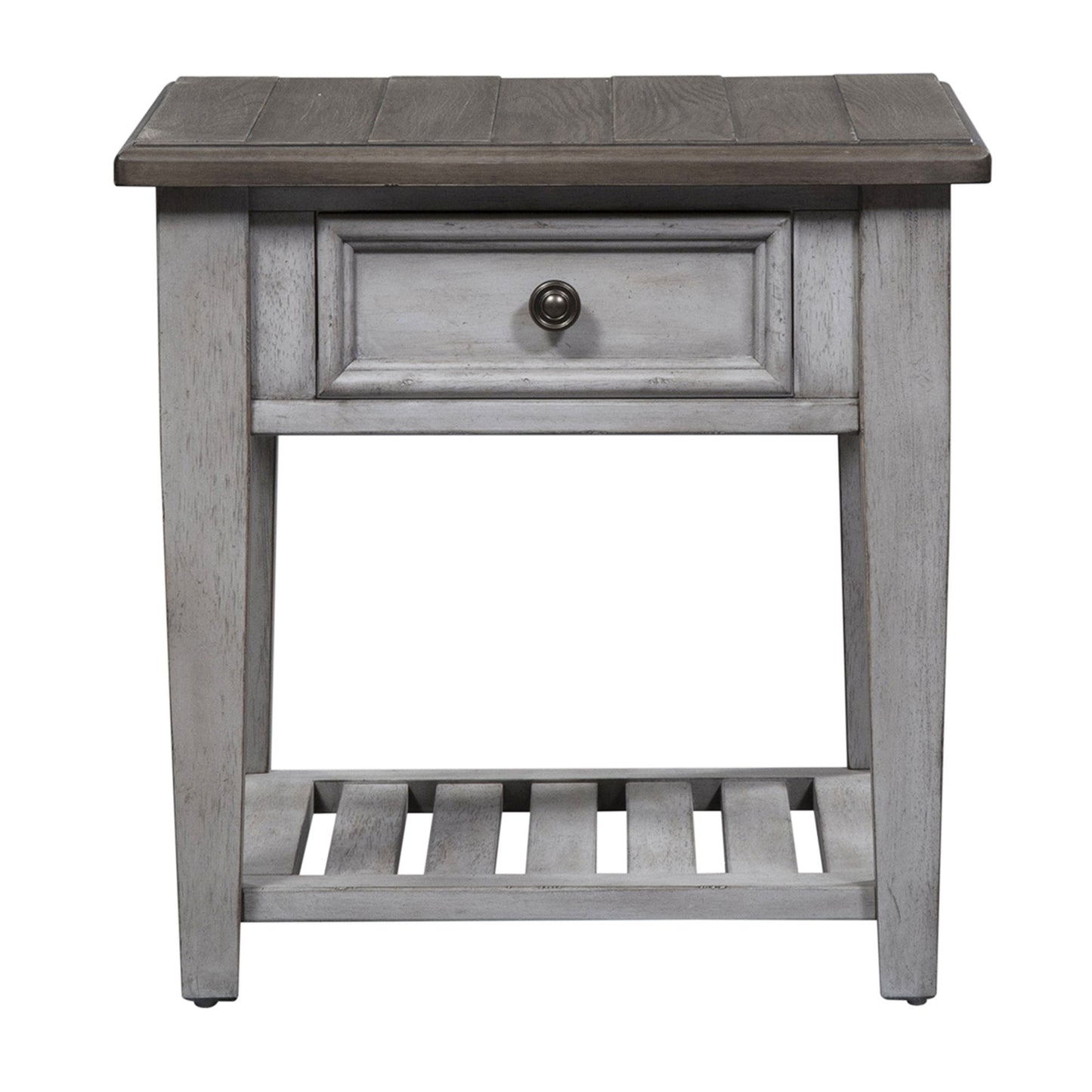 Heartland - 3 Piece Table Set - Antique White / Tobacco Tops