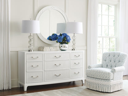 Avondale - Silver Lake Triple Dresser - White
