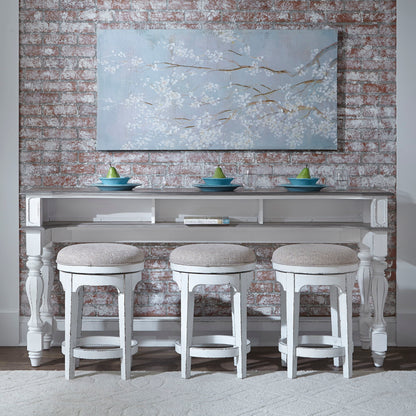 Magnolia Manor - Console Swivel Stool - Antique White