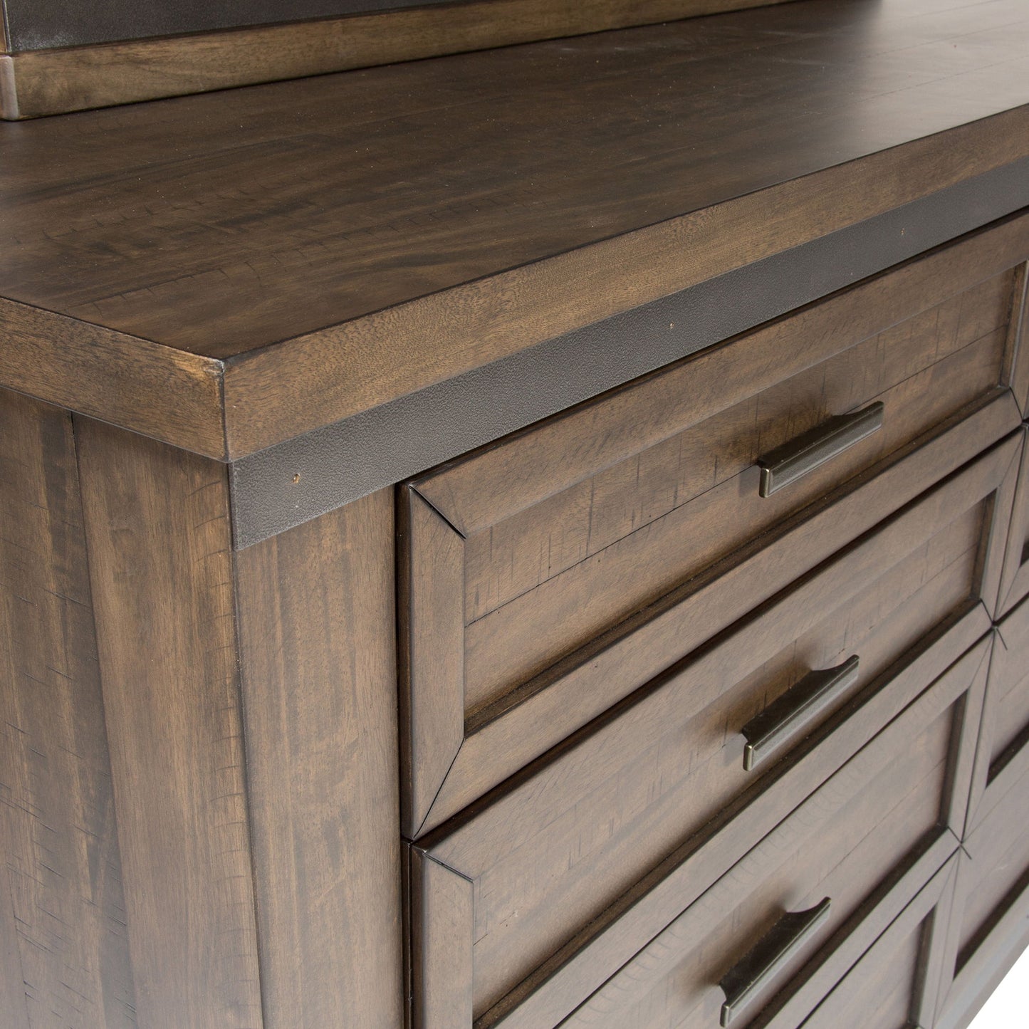 Thornwood Hills - Dresser & Mirror - Rock Beaten Brown