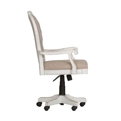 Magnolia Manor - Jr Executive Desk Chair - Antique White