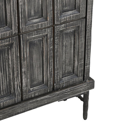 Willmark - 6 Door Iron Leg Sideboard