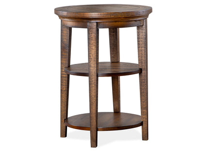 Bay Creek - Round Accent End Table - Toasted Nutmeg