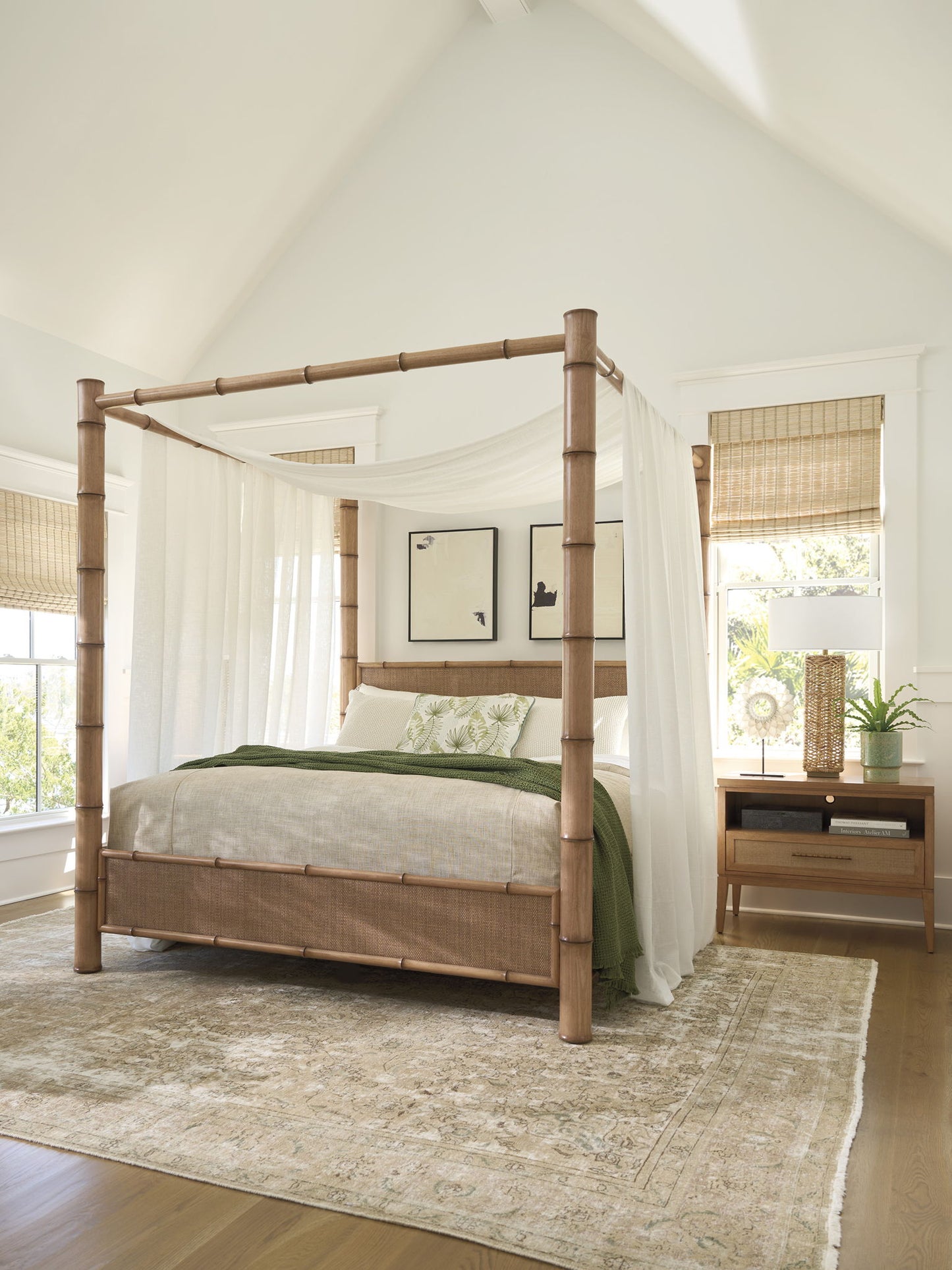 Key Biscayne - Wynwood Open Nightstand - Light Brown