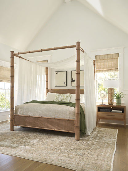 Key Biscayne - Wynwood Open Nightstand - Light Brown