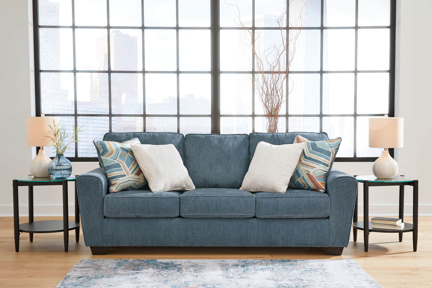 Cashton - Queen Sofa Sleeper - Blue