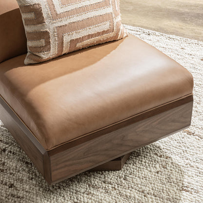 Myla - Swivel Accent Chair - Tan