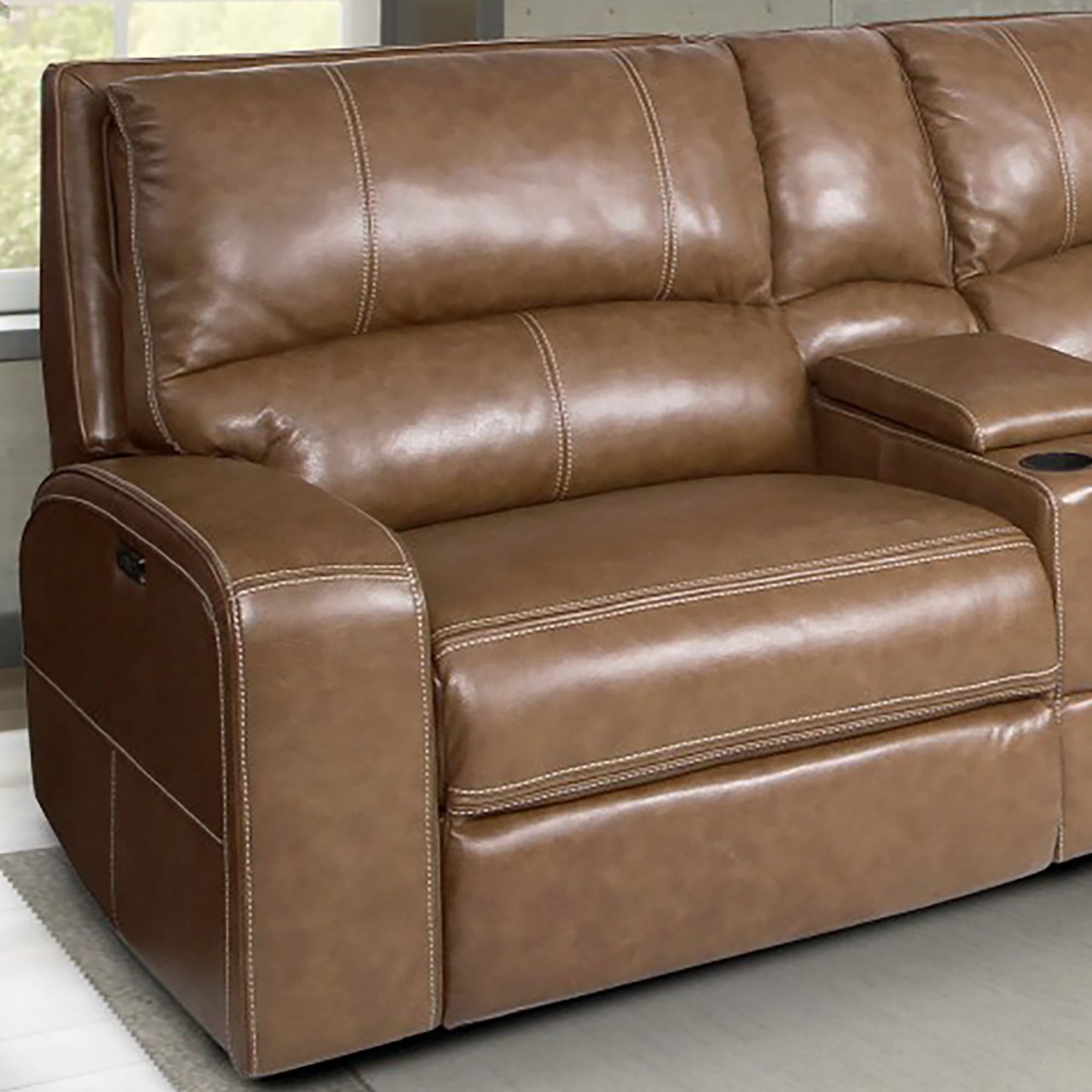 Swift - Power Left Arm Facing Recliner - Bourbon