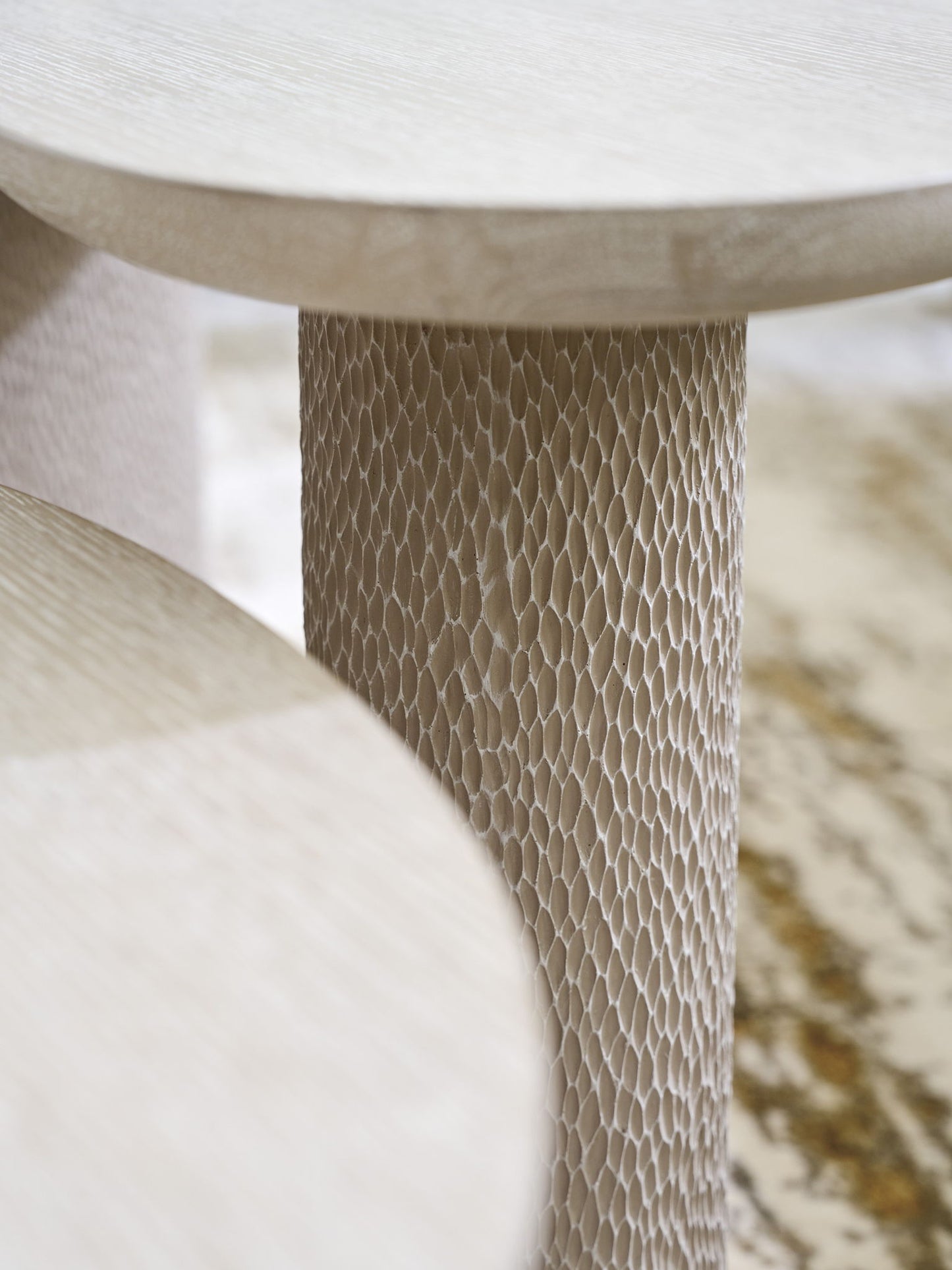Copacabana - Linea Nested Cocktail Tables - White