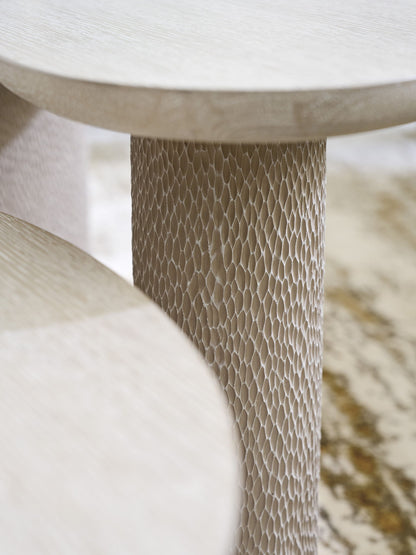 Copacabana - Linea Nested Cocktail Tables - White
