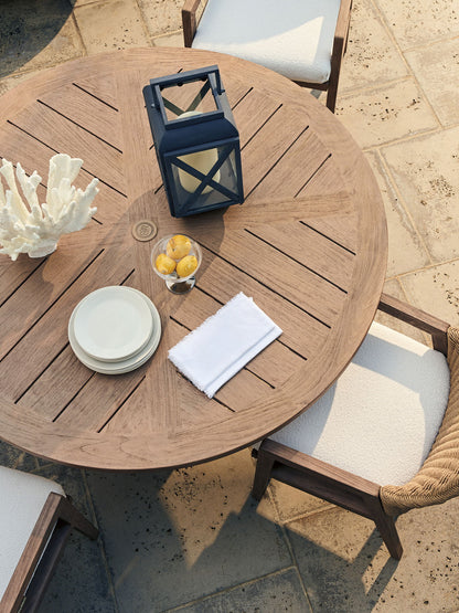 Isle Of Palms - Round Dining Table - Light Brown
