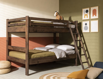 Forte - Bottom Bunk Bed Full - Brown