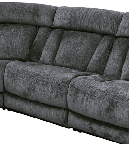 Dalton - Armless Recliner - Lucky Charcoal
