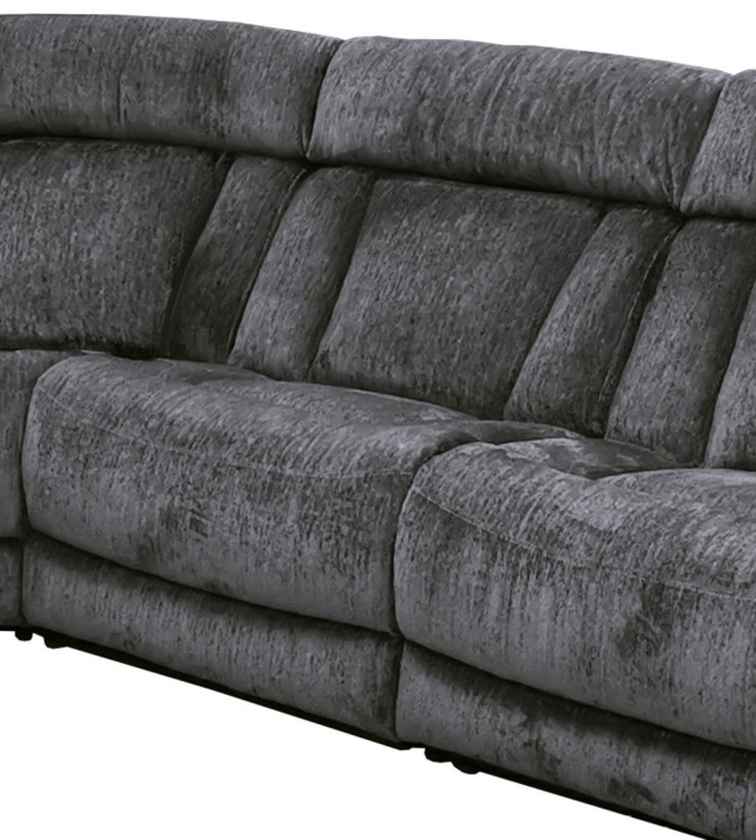 Dalton - Armless Chair With Drop Down Table - Lucky Charcoal