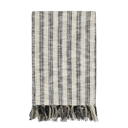 Linna - Throw - Natural / Black