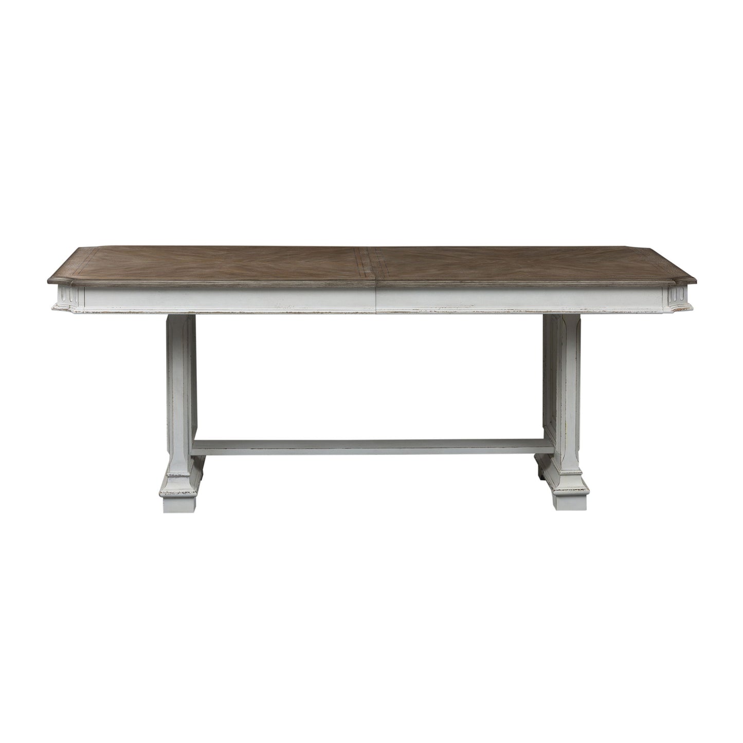 Abbey Park - Trestle Table Base - Antique White