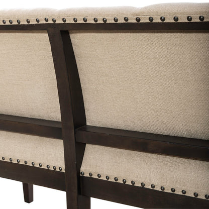 Americana Farmhouse - Upholstered Shelter Dining Bench
