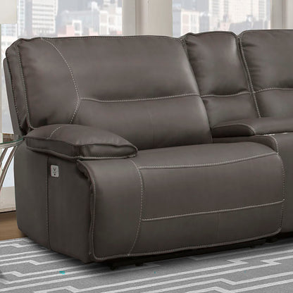Spartacus - Power Left Arm Facing Recliner - Haze