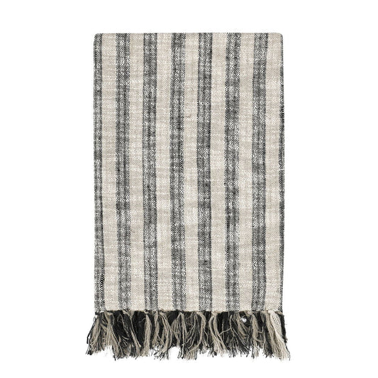 Linna - Throw - Natural / Black