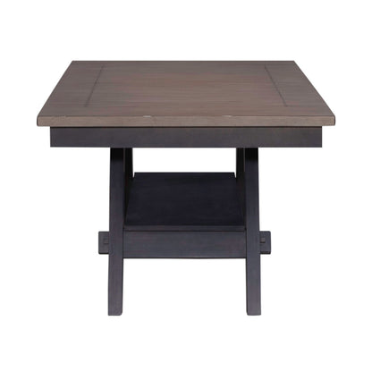 Lawson - Pedestal Table Top - Slate / Weathered Gray