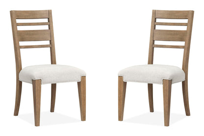Plum Creek - Upholstered Side Chair With Wood Back (Set of 2)