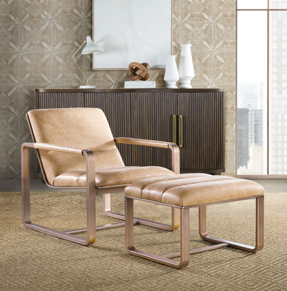 CC - Cooper Ottoman - Brown