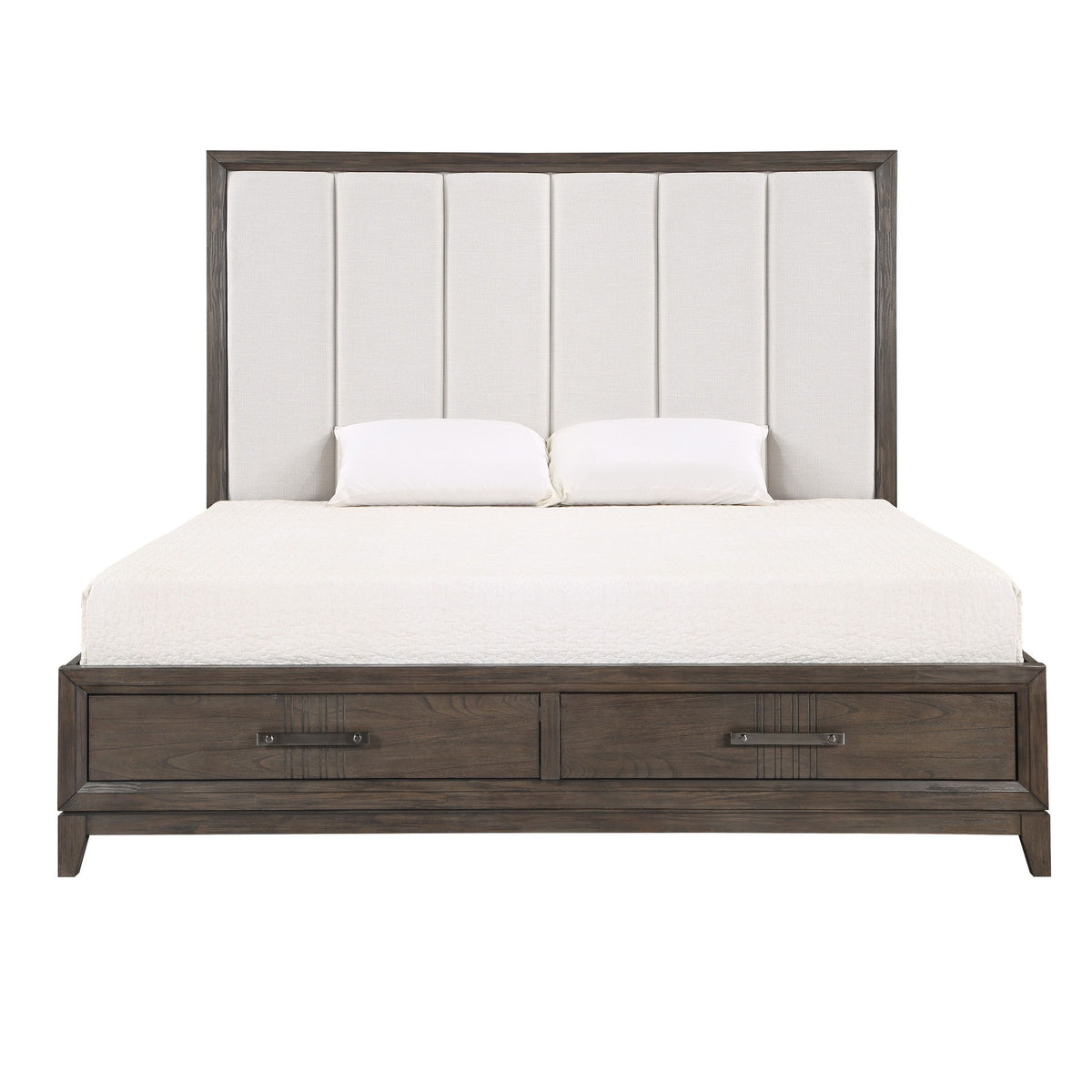 Landon - 6/6-6/0 King/California King Storage Footboard & 13 Slats - Walnut