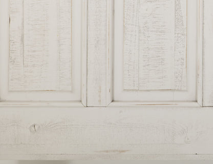 Terra - King Footboard - Distressed White