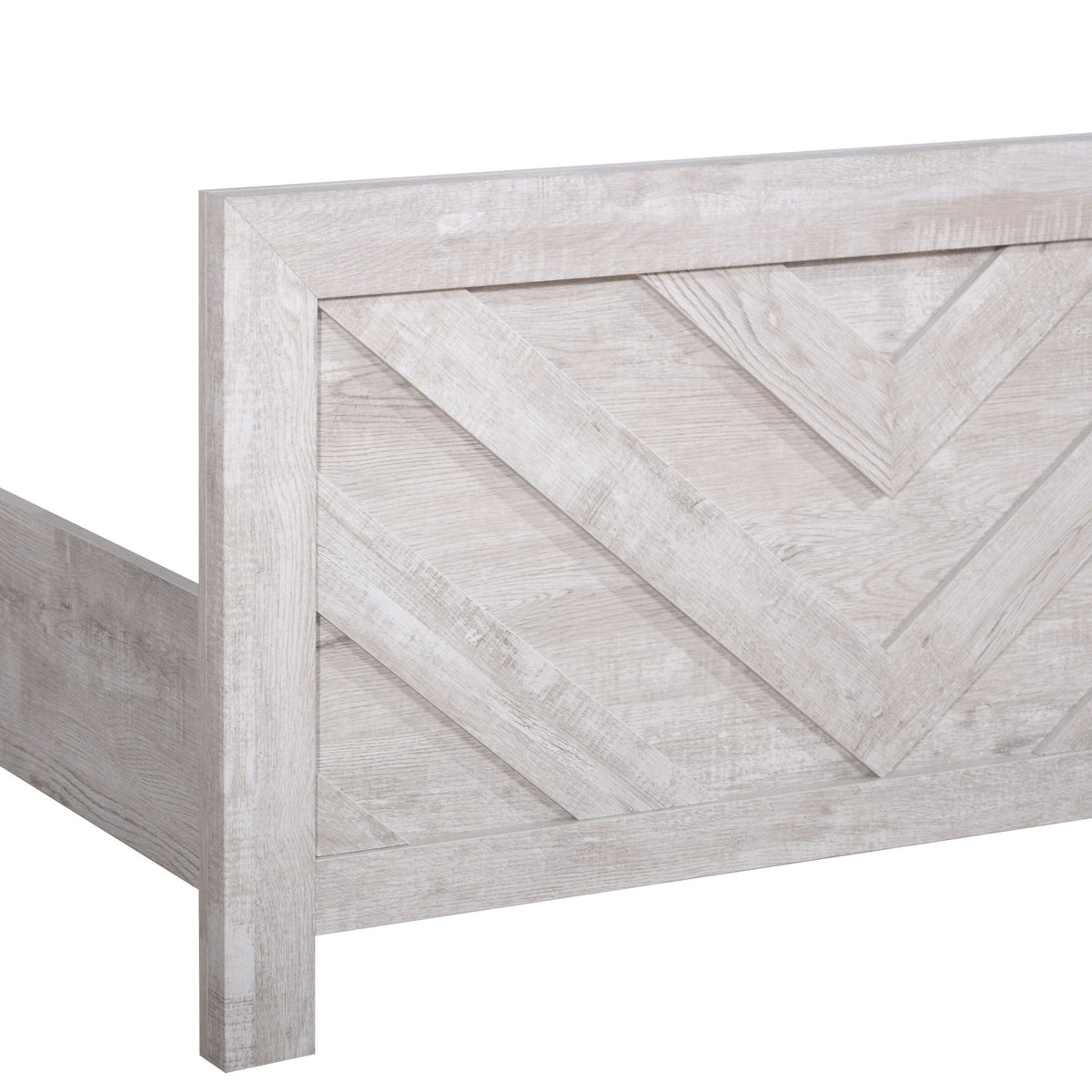 Biscayne - 3/3 Twin Headboard Footboard & Slats - Driftwood