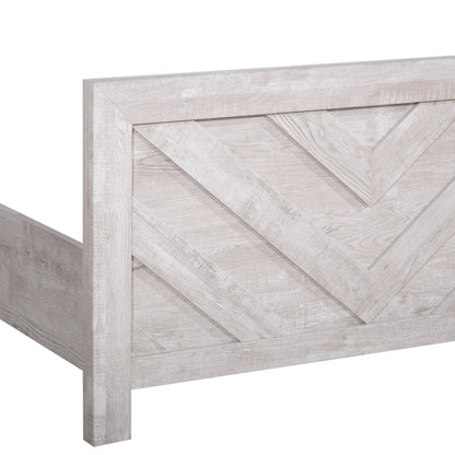 Biscayne - 3/3 Twin Headboard Footboard & Slats - Driftwood
