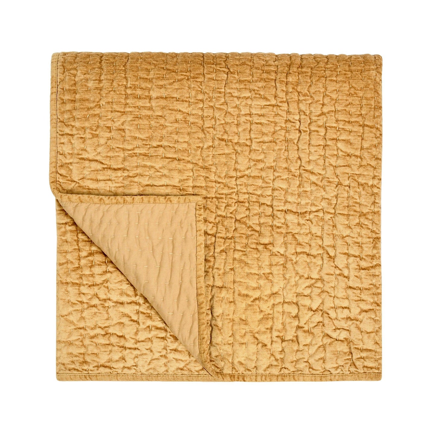 Bari - Velvet Sham - Honey Gold
