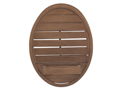 Harbor Isle - Tiered End Table - Dark Brown