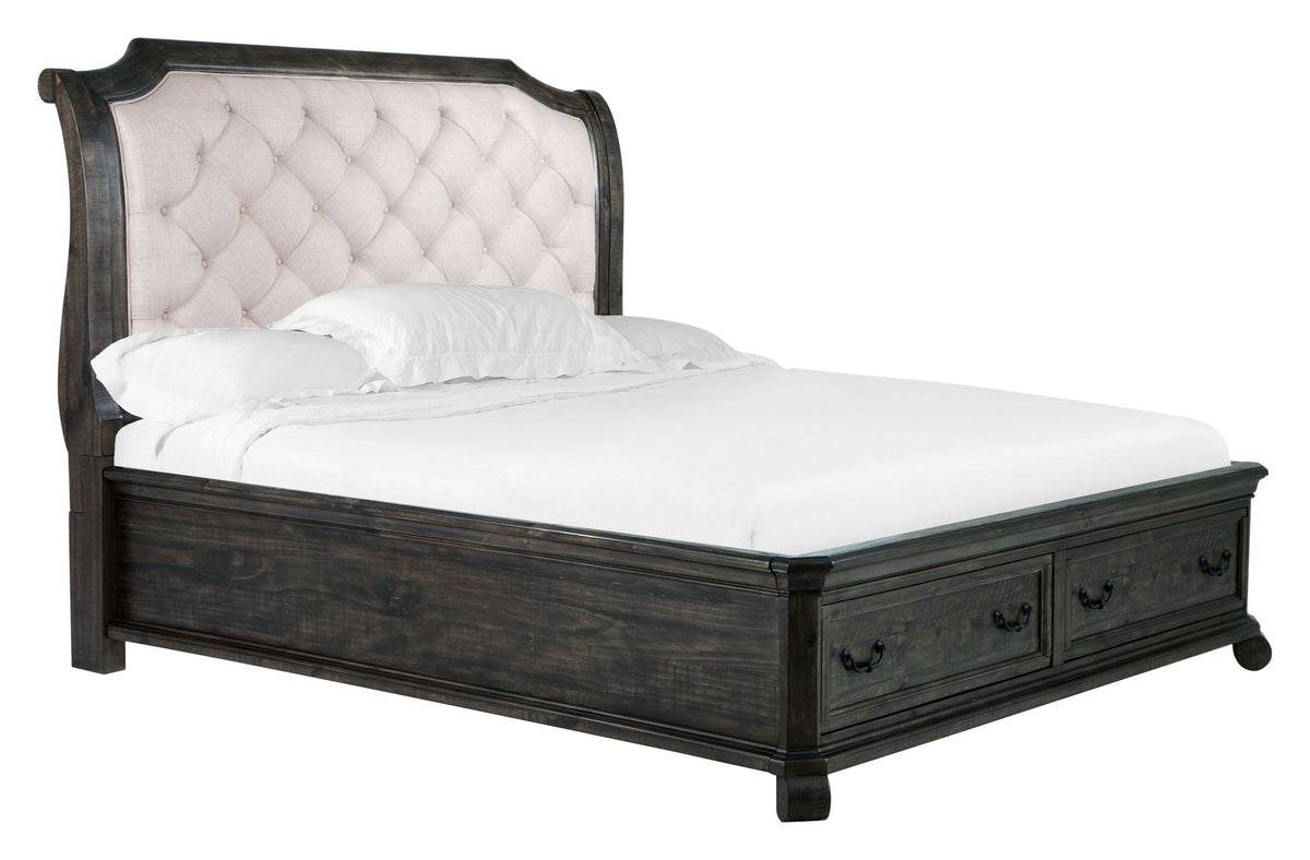 Bellamy - Sleigh Storage Bed Set