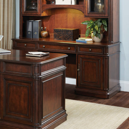 Brayton Manor - Jr Executive Credenza Base - Cognac