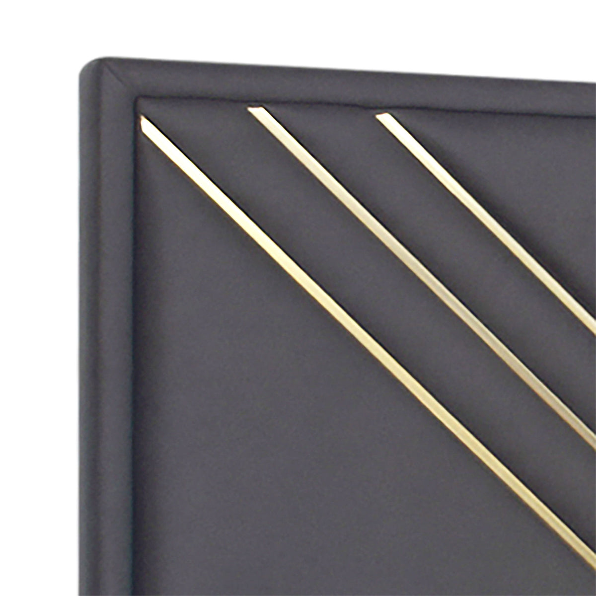 Symmetry - Eastern King / Queen Panel Side Rails - Charcoal