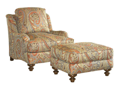 Lexington Upholstery - Elton Ottoman - Light Brown