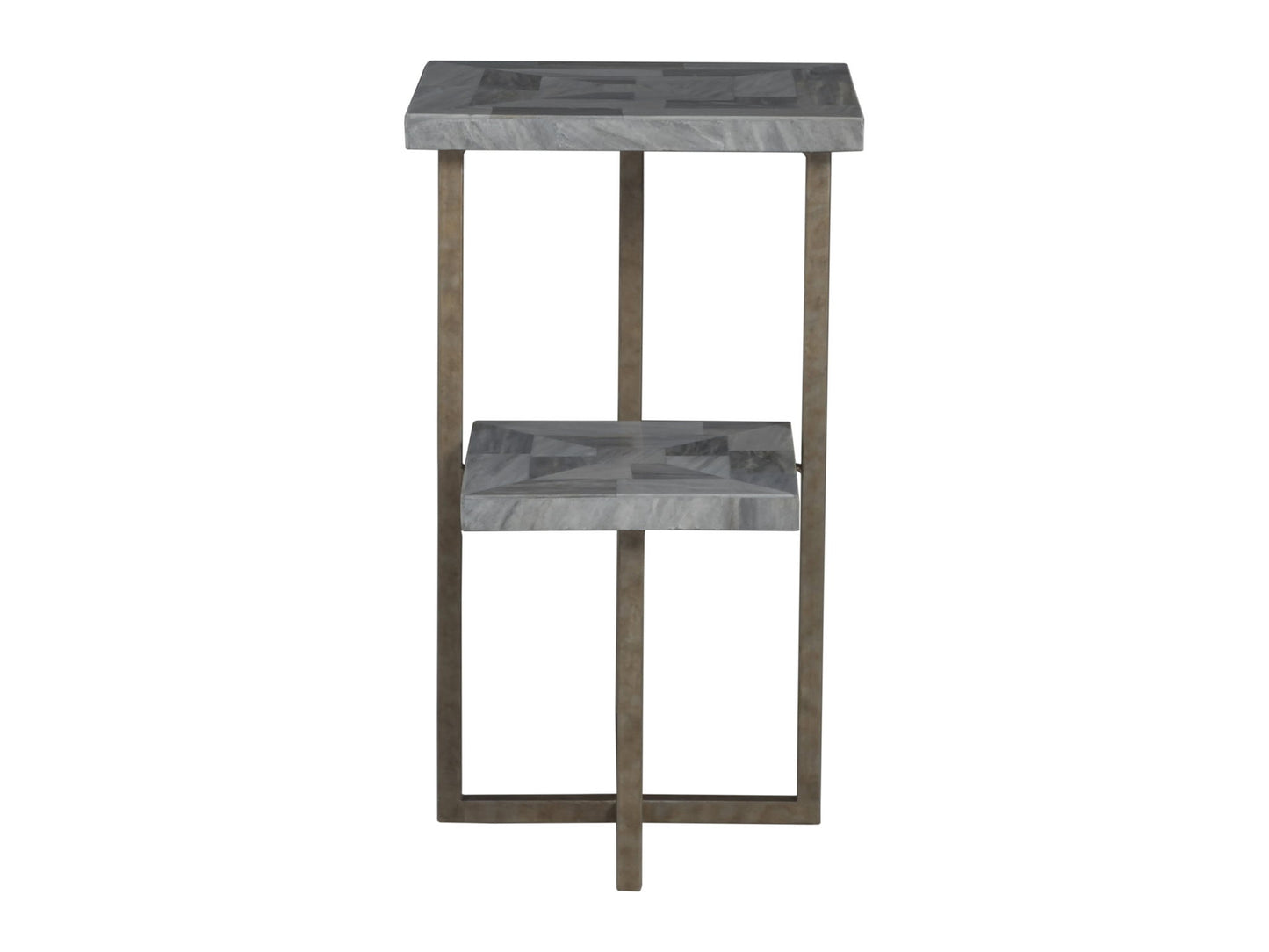 Signature Designs - Salvo Rectangular Tier Spot Table - Dark Gray