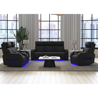 Prime Time - P3 Recliner With LED And Wireless Charger Pocket